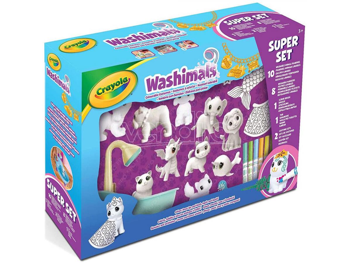 WASHIMALS SUPER SET CRAYOLA