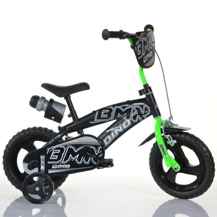 Dino Bikes Bicicletta 12" BMX Nero-Verde