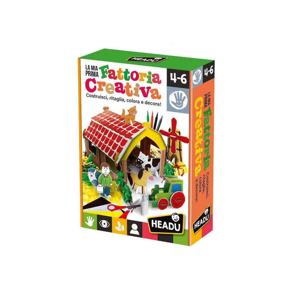 LA MIA PRIMA FATTORIA CREATIVA GIOCO EDUCATIVO HEADU IT29297