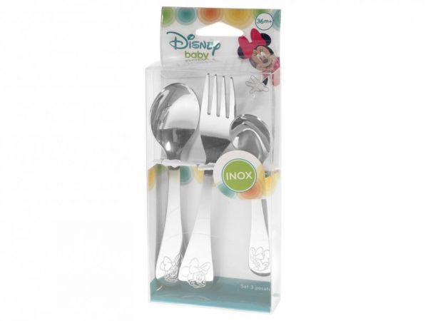 Posatine Inox 3 pezzi lulabi disney