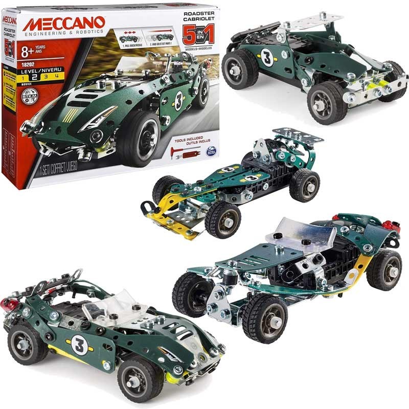 MECCANO Multimodello da 5 Veicolo a Retrocarica,