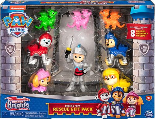 PAW PATROL RESCUE KNIGHTS SET 8 PERSONAGGI SPIN MASTER