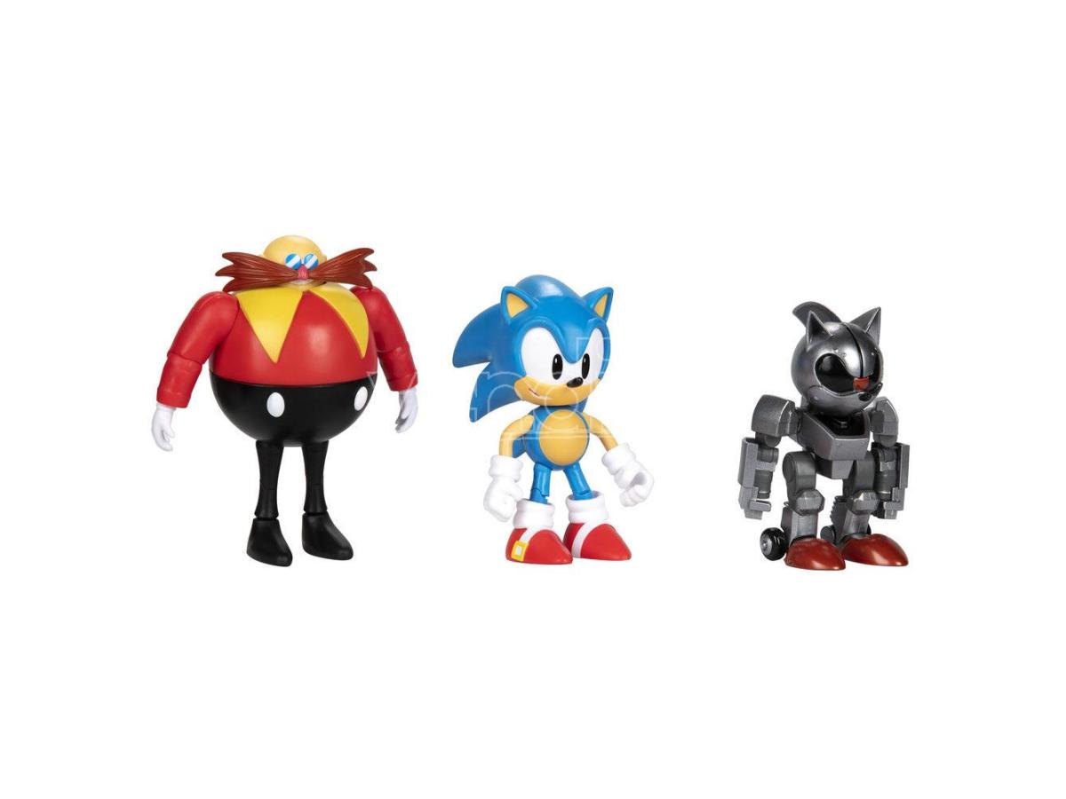 Sonic The Hedgehog 30Th Anniversary pack 3 figures 10cm Jakks Pacific