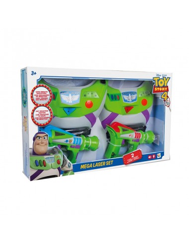 TOY STORY 4 SET MEGA LASER - PETTORINE E PISTOLE