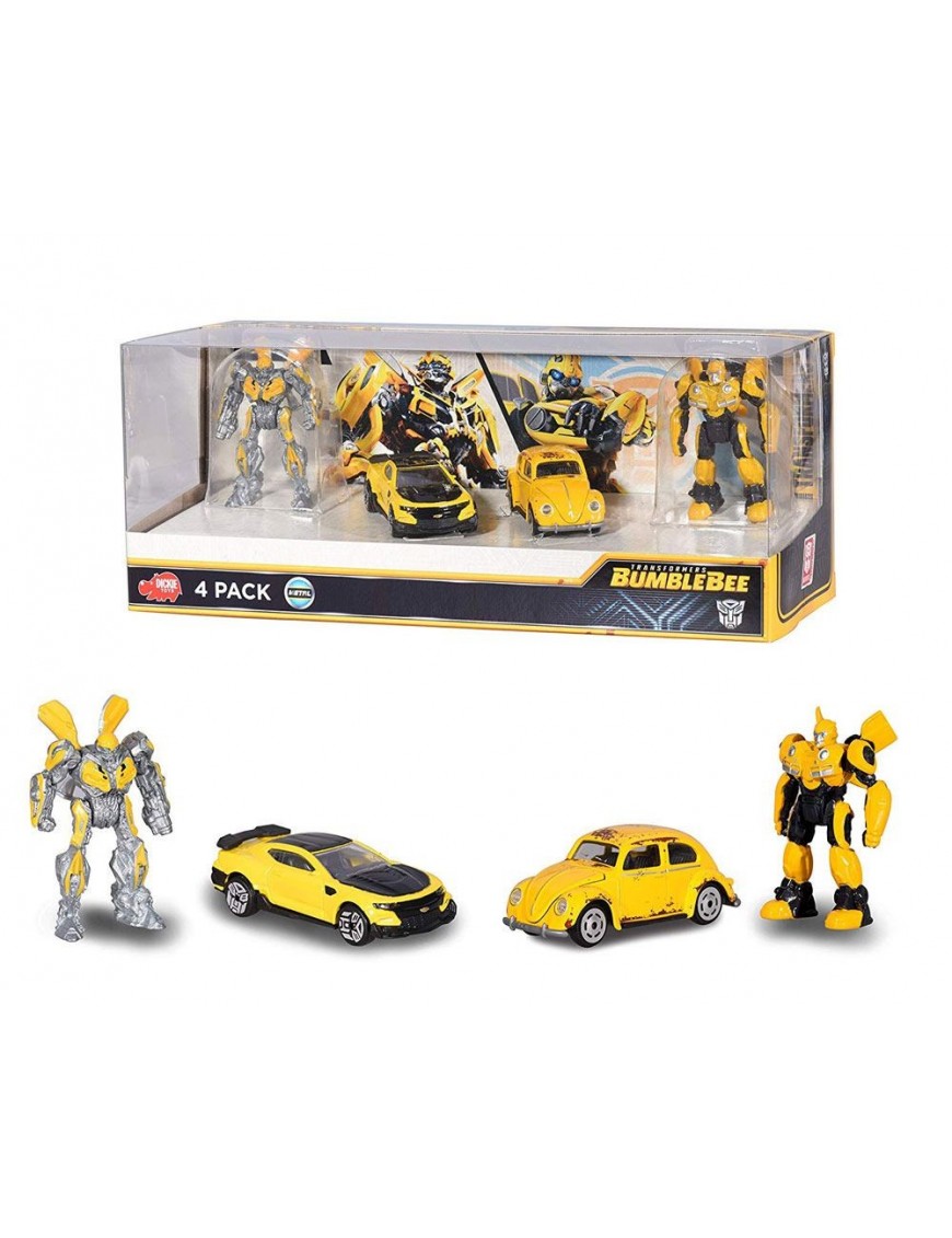 Transformers Bumblebee 1/64 Diecast Models 4-Pack 6 cm