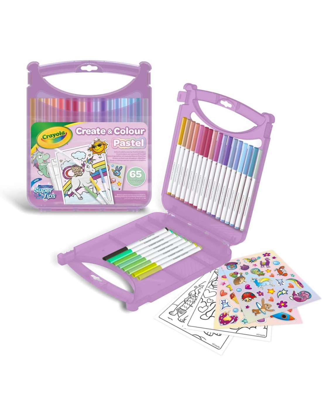 Valigetta crea e colora Crayola Unicorno