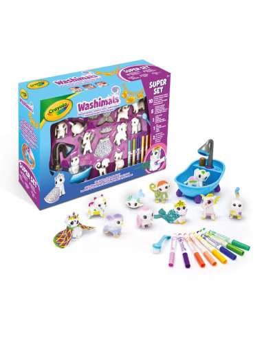 WASHIMALS SUPER SET CRAYOLA