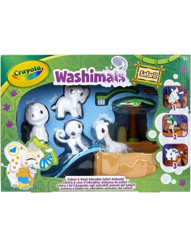 WASHIMALS SET SAFARI 74-7328 CRAYOLA